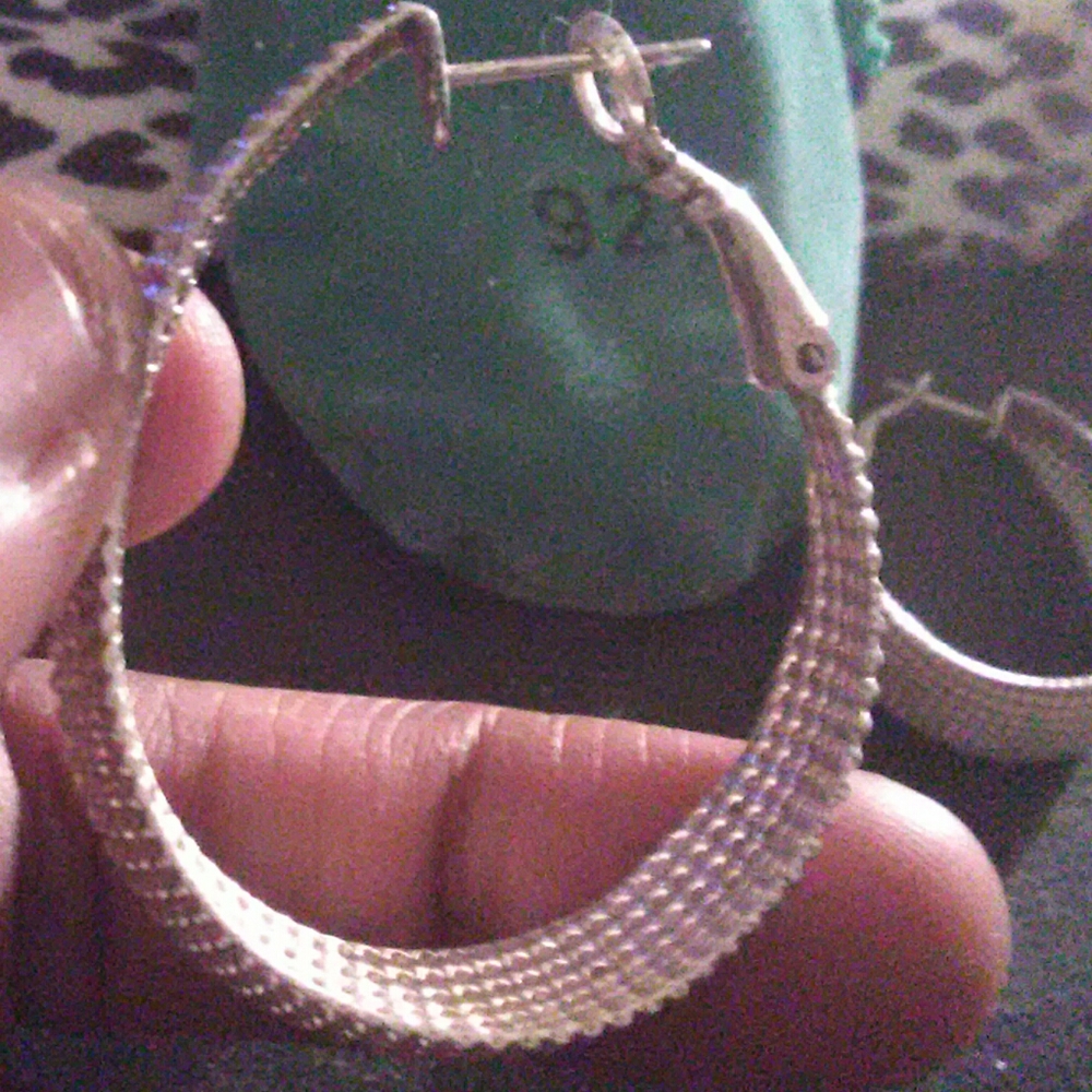 Real Silver Earrings - Picture 4 of 8